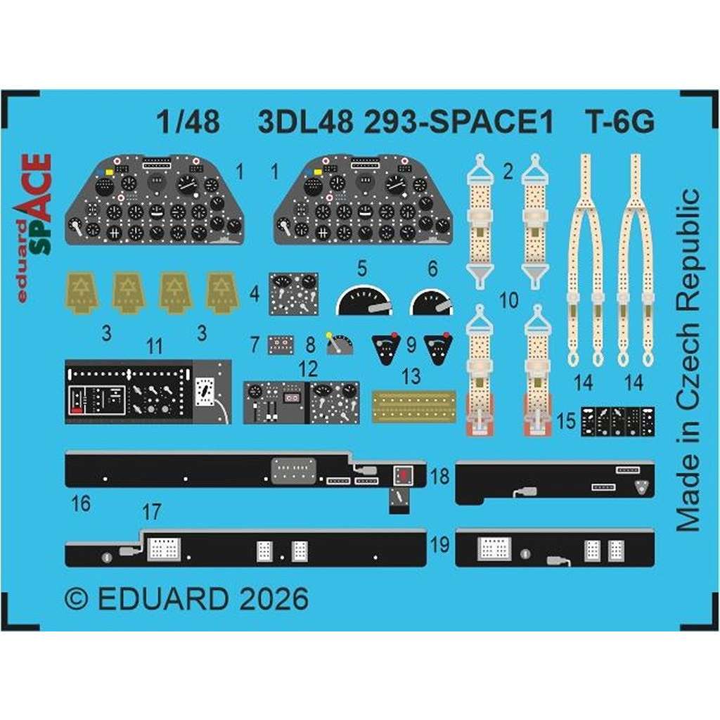 新製品】3DL48293 1/48 ノースアメリカン T-6G テキサン スペース内装