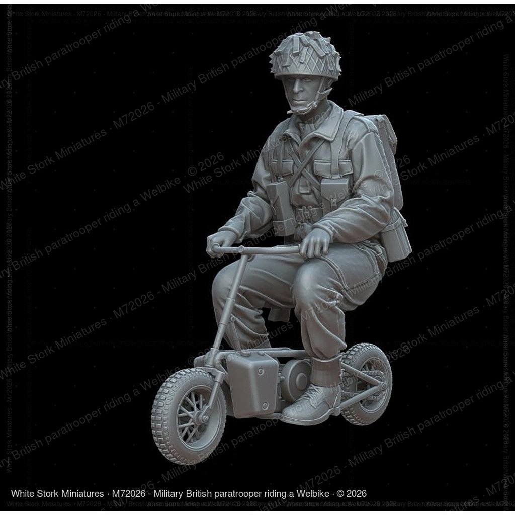 【超希少】オーストラリア海軍 先任准尉 チャレンジ 非売品 新製品】M72026 1/72 ウェルバイクに乗る英空挺兵(兵士1体＋車両1台