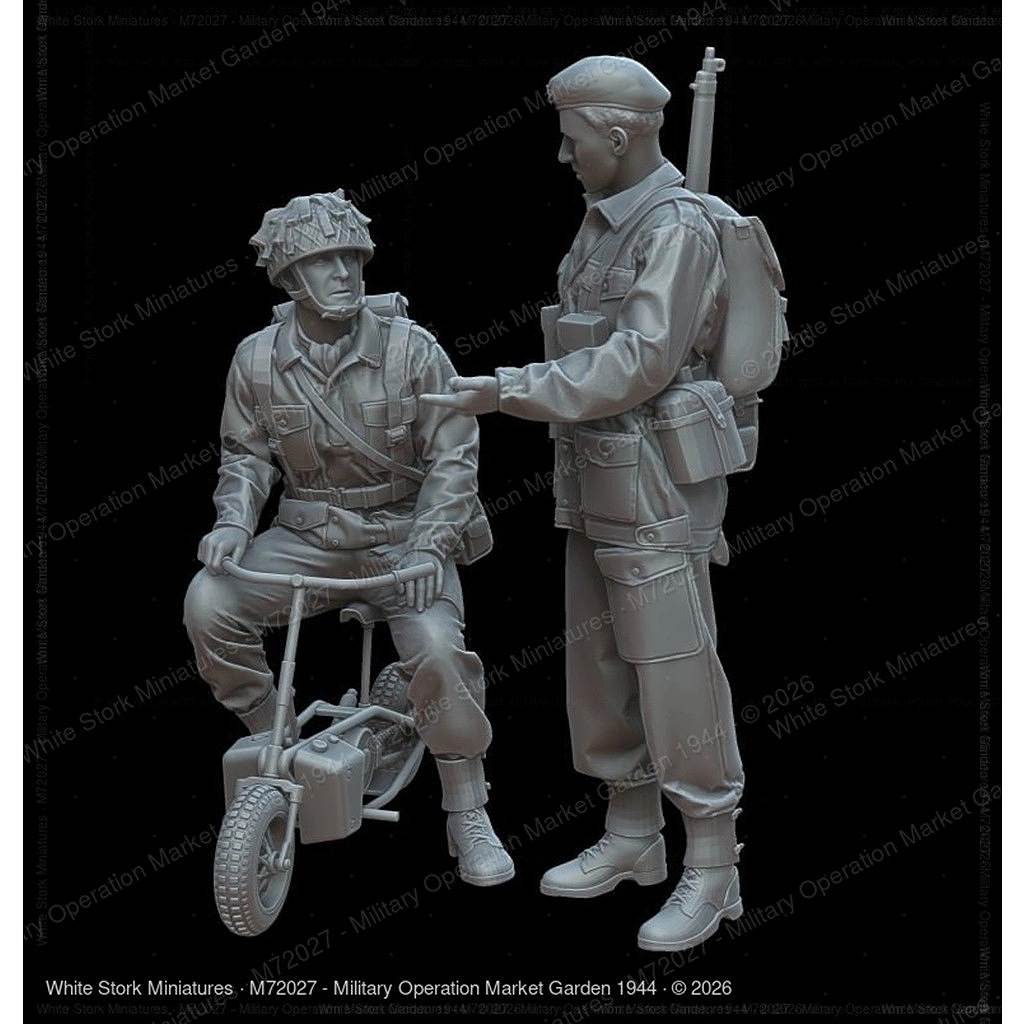 新製品】M72027 1/72 マーケット・ガーデン作戦 1944(情景用フィギュア