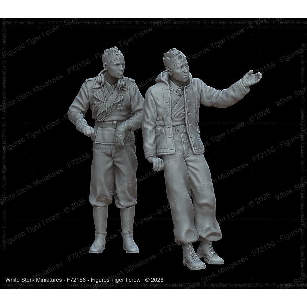 新製品】F72156 1/72 ティーガーI 戦車兵2体 【ネコポス規格外