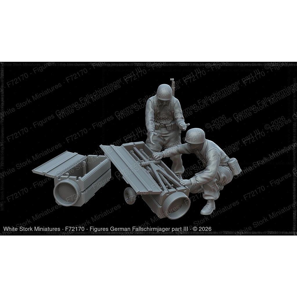 新製品】F72170 1/72 ドイツ空挺兵 Part 3（補給コンテナを開封する、2