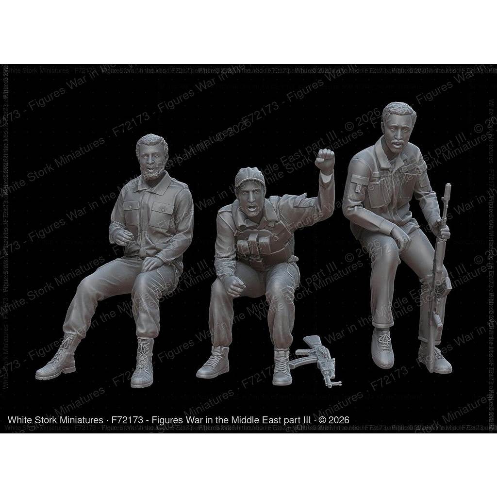 ミリタリーフィギュアグッズ3点セット 新製品】F72173 1/72 中東戦争 Part 3（3体） 【ネコポス規格外