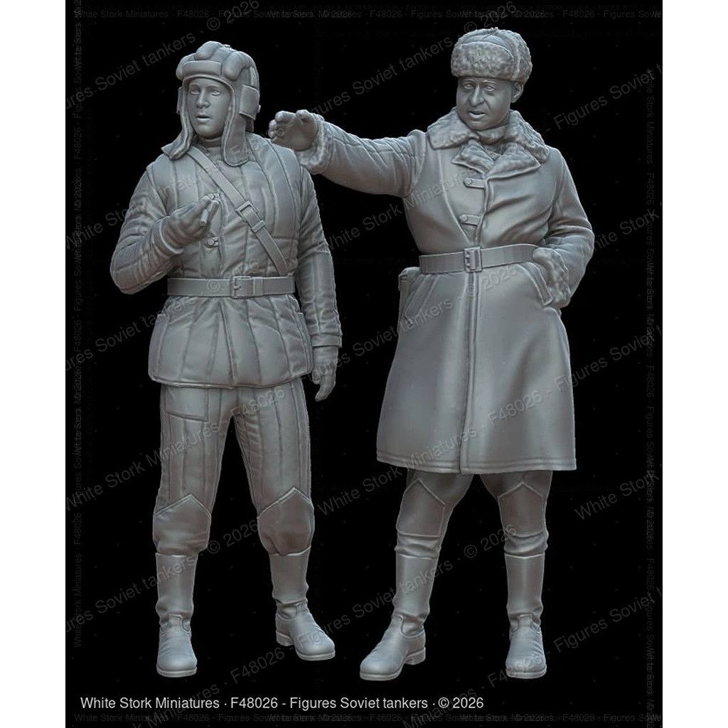 新製品】F72178 1/72 冬季装備のソ連戦車兵 Part 2(2体） 【ネコポス