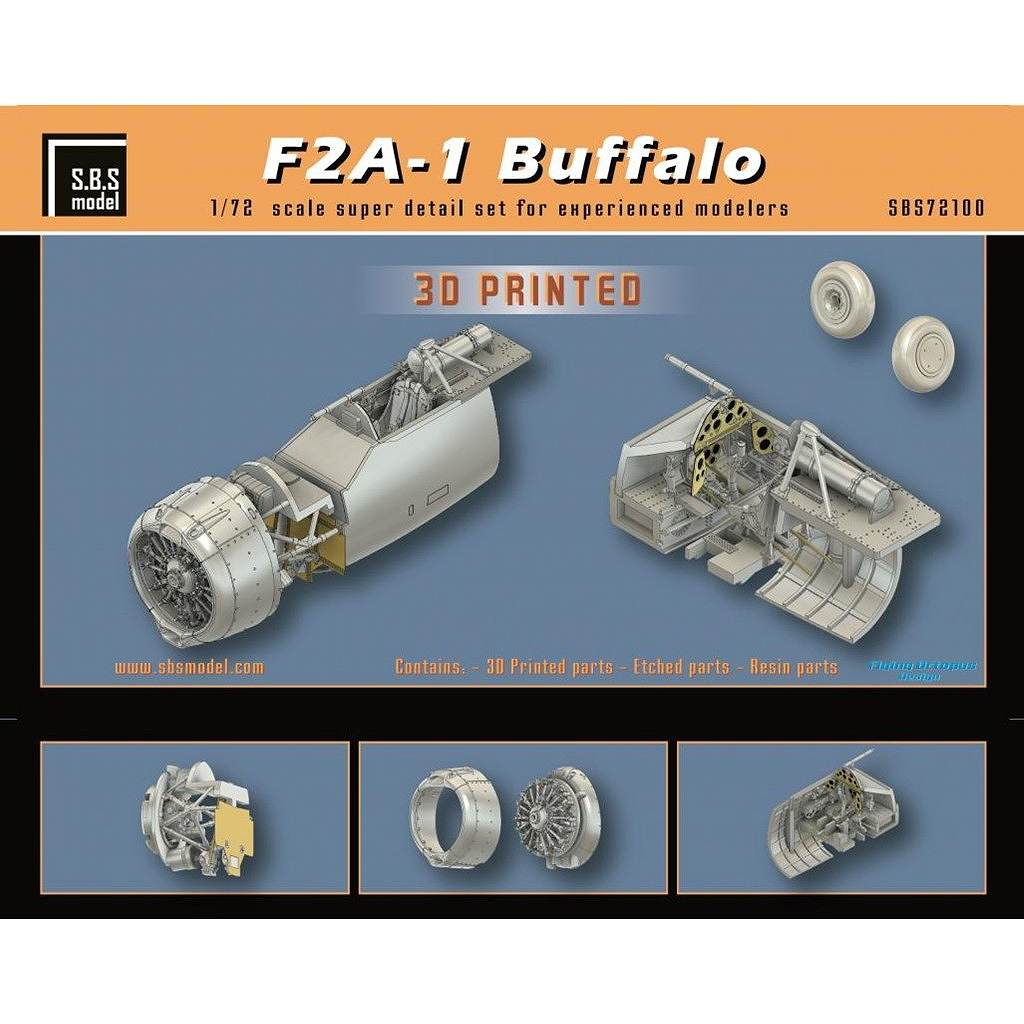 �ڿ����ʡ�72100 1/72 �֥�塼������ F2A-1 �Хåե����� �����ѡ��ǥ��ơ��륻�å�