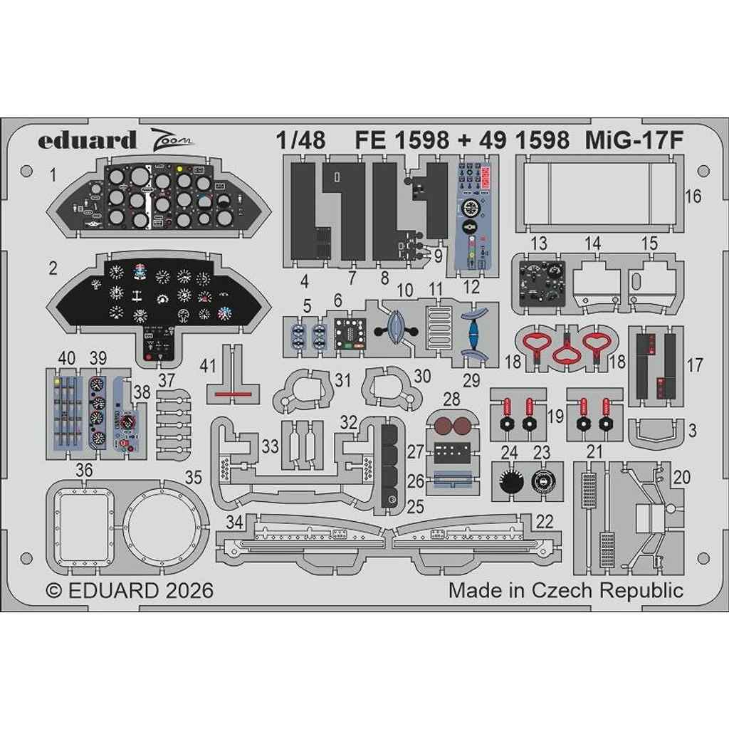 �ڿ����ʡ�FE1598 ������ 1/48 MiG-17F �����२�å��󥰥ѡ��� (���ͥƥ��å���)