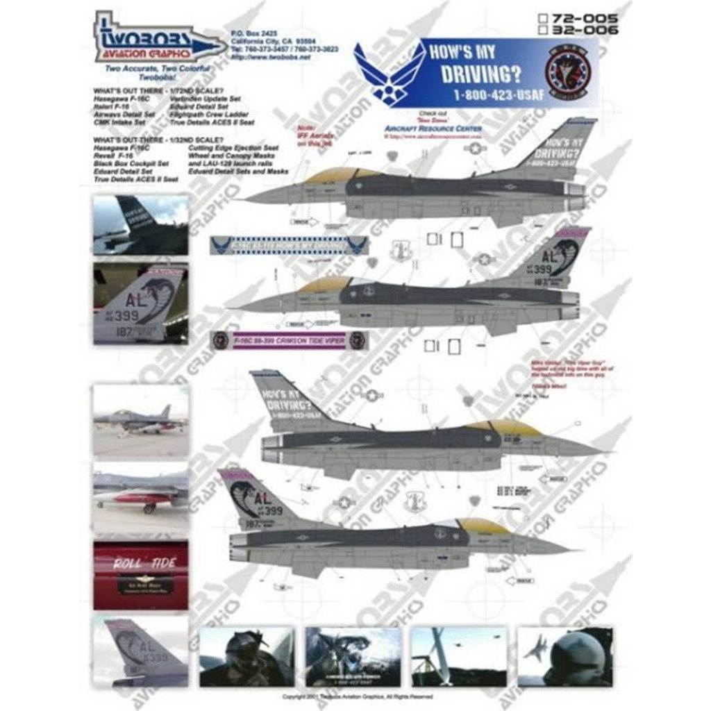 72005 F-16C HOW' S MY DRIVING�� �ϥ����� ������