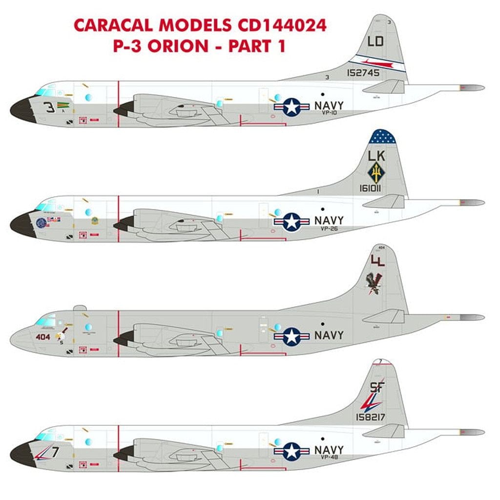 新製品】144024 アメリカ海軍 ロッキード P-3/EP-3 オライオン Pt.1