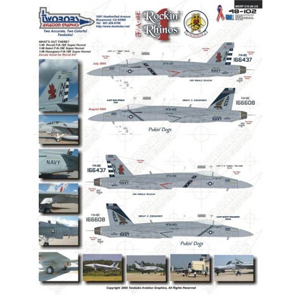 飛行機,飛行機用デカール,大戦後～現用の飛行機用デカール