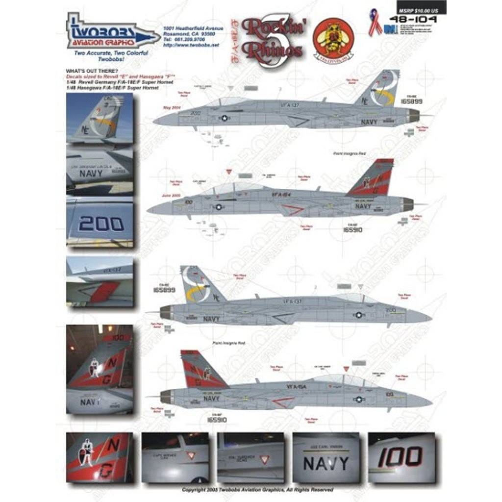 48104 F/A-18E/F VFA-137/VFA-154 Pt.3 �ϥ�����/��٥�