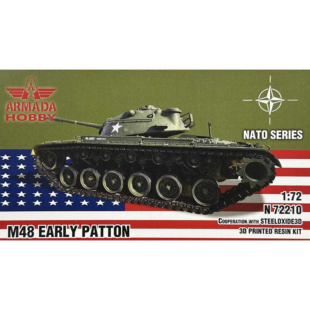 新製品】N72210 1/72 アメリカ M48 パットン 初期型 | アルマダホビー