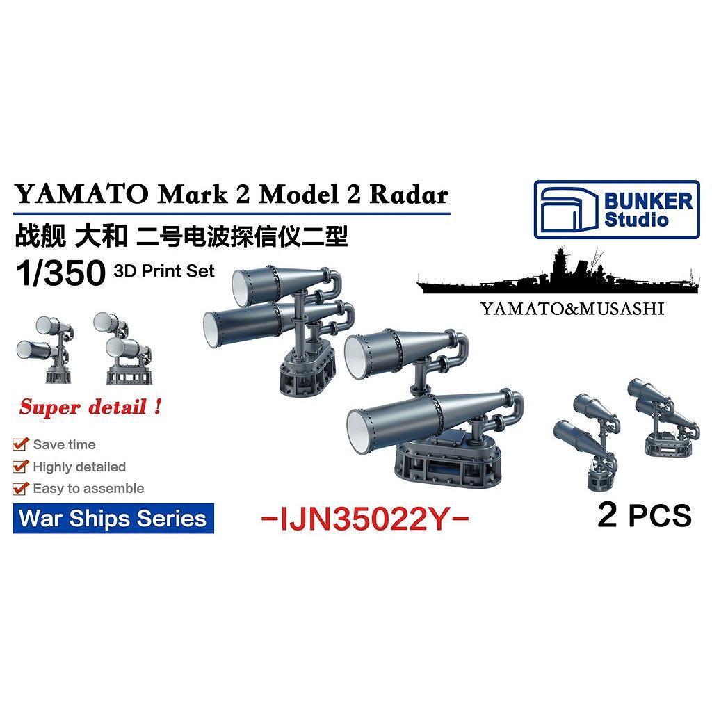 新製品】IJN35022Y 日本海軍 戦艦 大和用 二号二型電探(22号電探