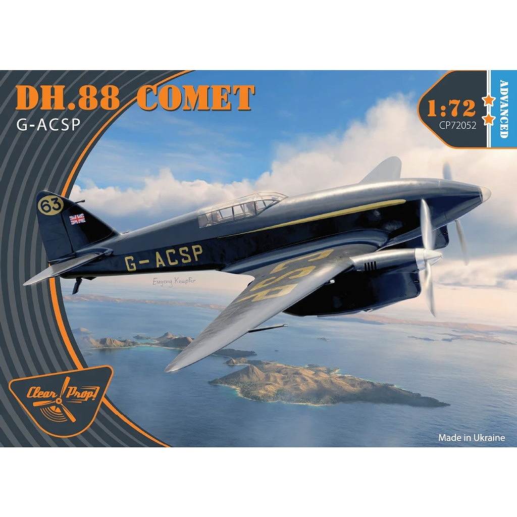 新製品】CP72052 1/72 DH.88 コメット G-ACSP ブラックマジック