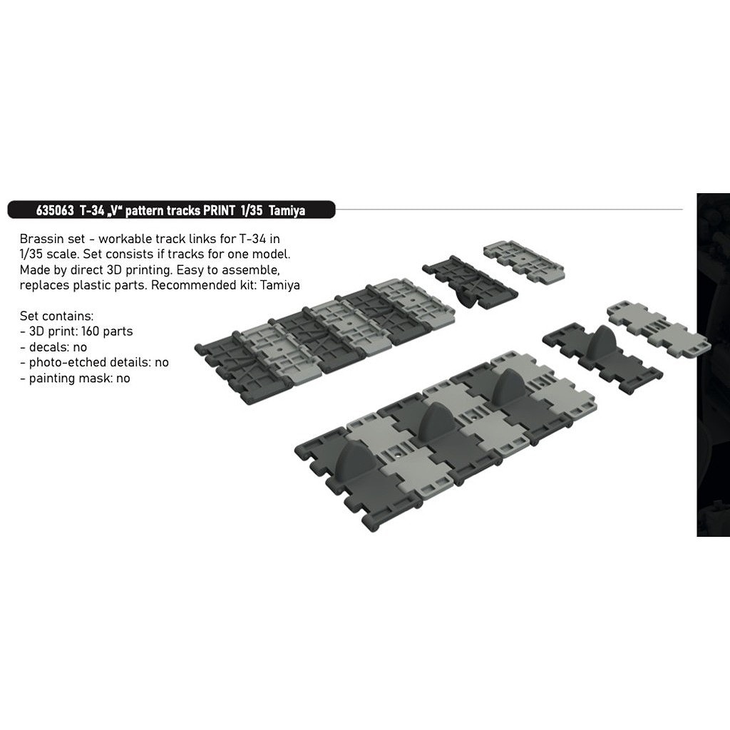 �ڿ����ʡۥ֥�å���635063 1/35 T-34 ��ư"V"�ѥ��������� (���ߥ���)