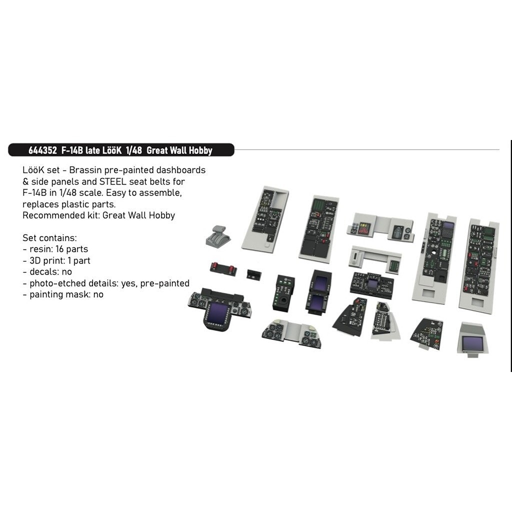 �ڿ����ʡۥ�å�644352 1/48 ����ޥ� F-14B �ȥ७��å�(���) ����å����״��� (GWH��)
