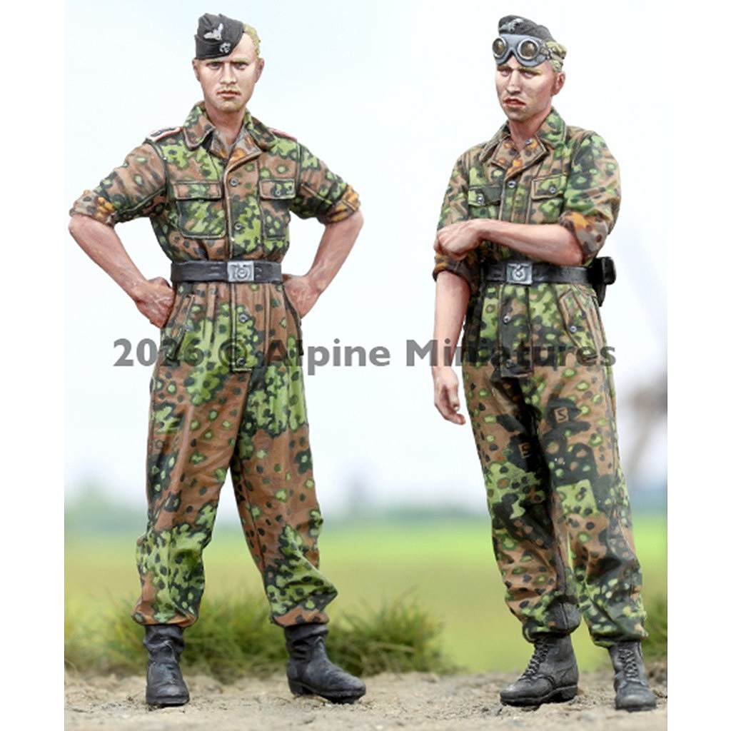 新製品】35338 1/35 WWII ドイツ 武装親衛隊戦車兵セット(2体入