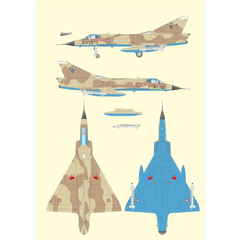 SH72476 1/72 ダッソー ミラージュIIIC フランス空軍 | スペシャル