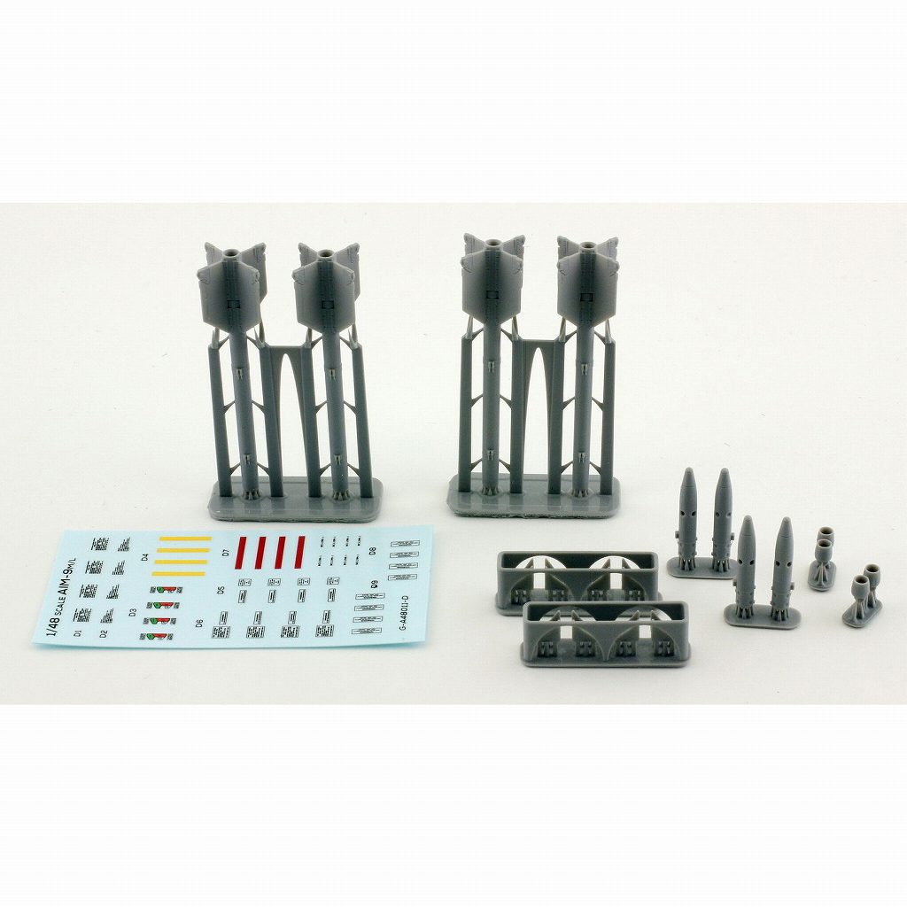A48-067 AIM-9M サイドワインダーミサイル (4個入り) | オレンジホビー