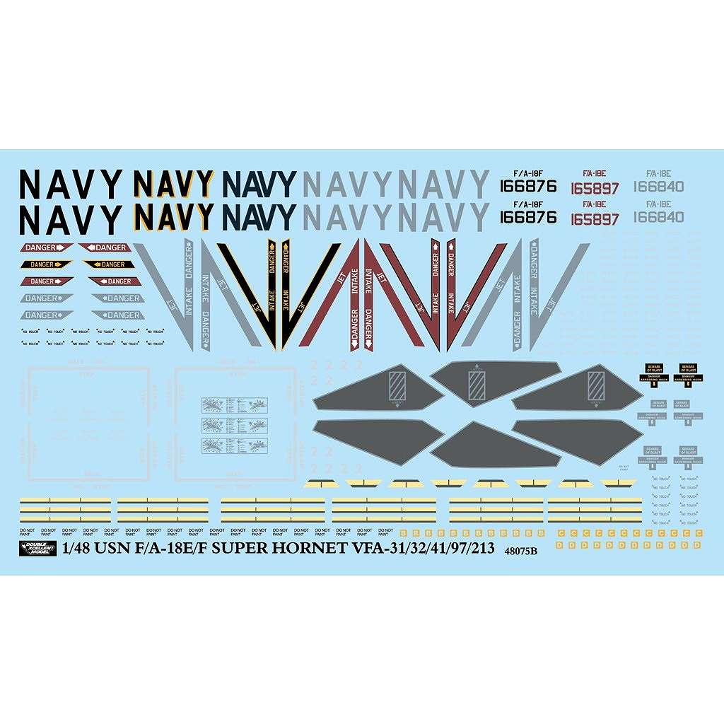 61-4277 1/48 ����ꥫ���� F/A-18E/F �����ѡ��ۡ��ͥå� VFA-31/32/41/97/213