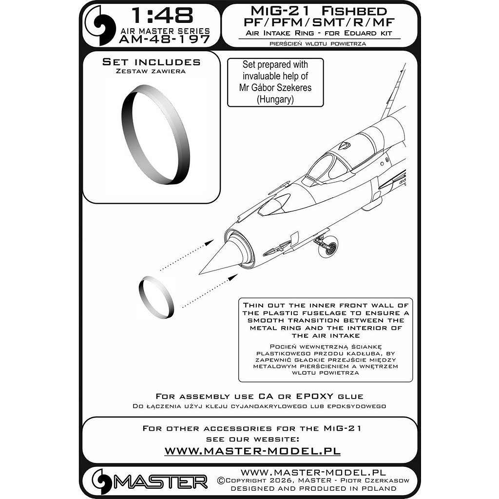 新製品】AM48-197 MiG-21PF/PFM/SMT/R/MF フィッシュベッドD/F/J エア