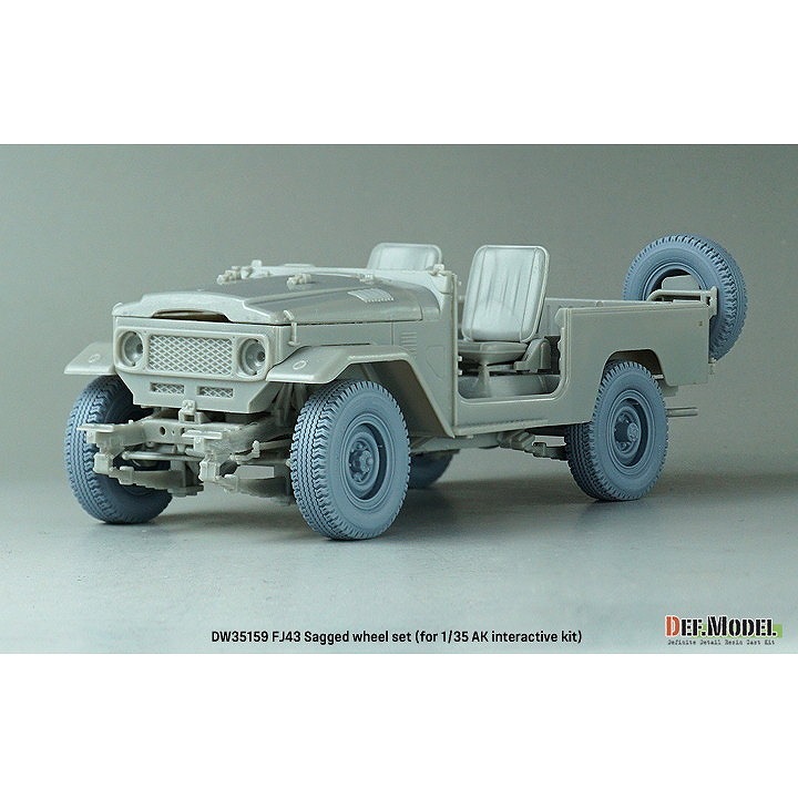 DW35159 1/35 FJ43 ランドクルーザー ブリヂストン 自重変形タイヤ