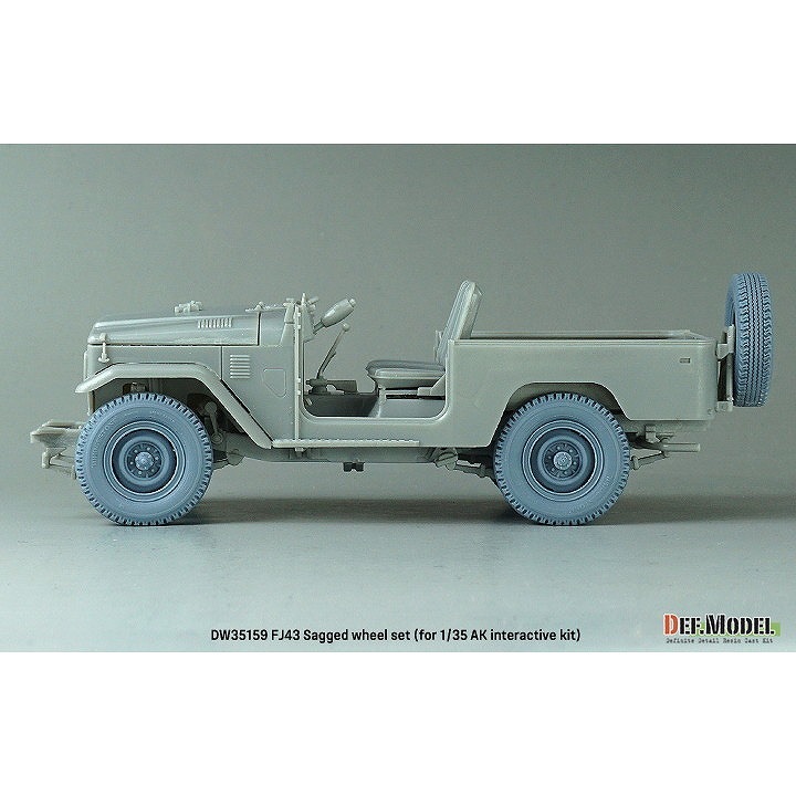 DW35159 1/35 FJ43 ランドクルーザー ブリヂストン 自重変形タイヤ