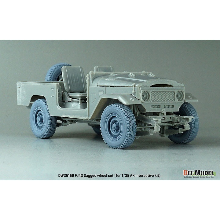 DW35159 1/35 FJ43 ランドクルーザー ブリヂストン 自重変形タイヤ