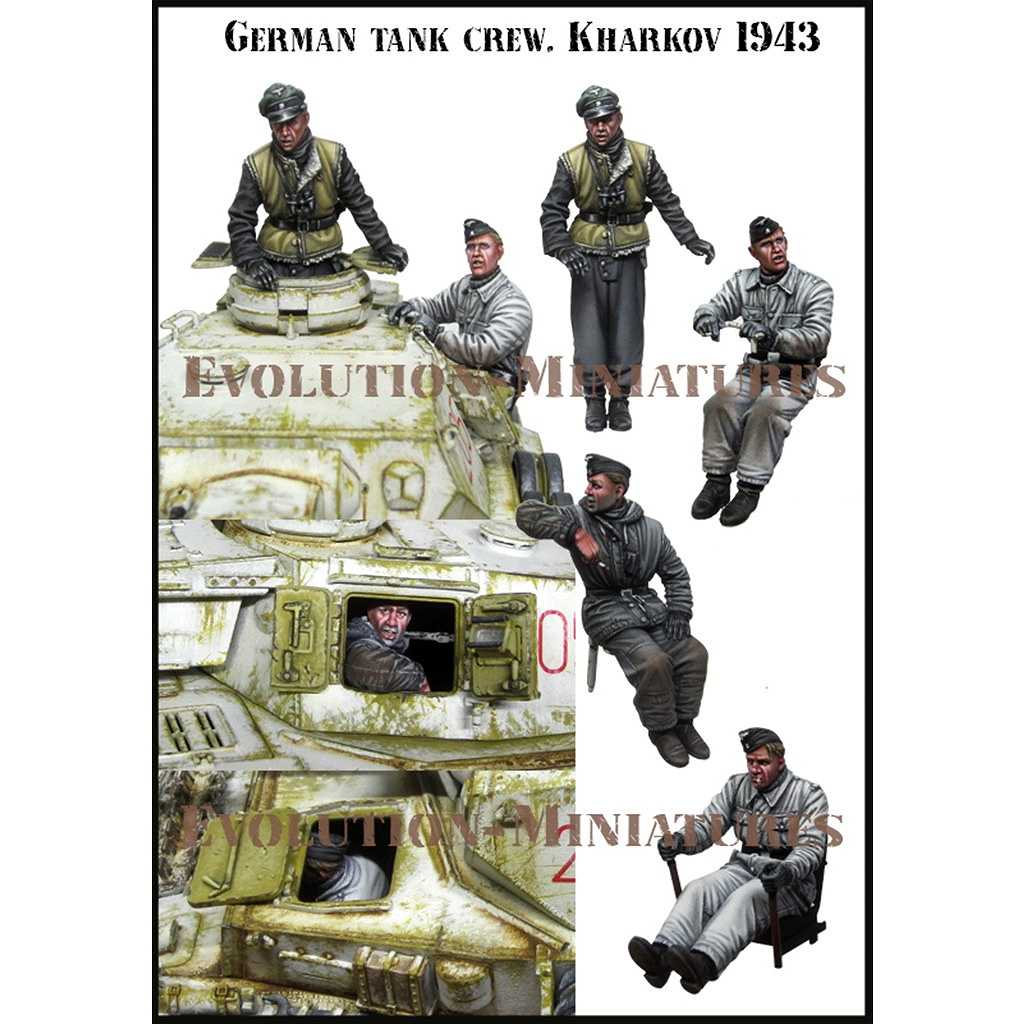 EM-35248 1/35 WWII ドイツ 冬季戦車兵セット ハリコフ1943(4体入