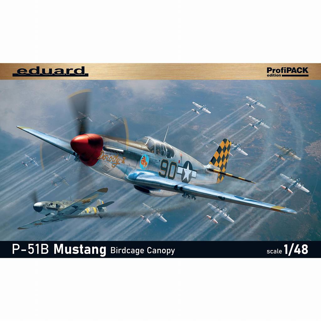 82107 1/48 �Ρ�������ꥫ�� P-51B �ޥ����� "�̾省��Υԡ�" �ץ��ե��ѥå�