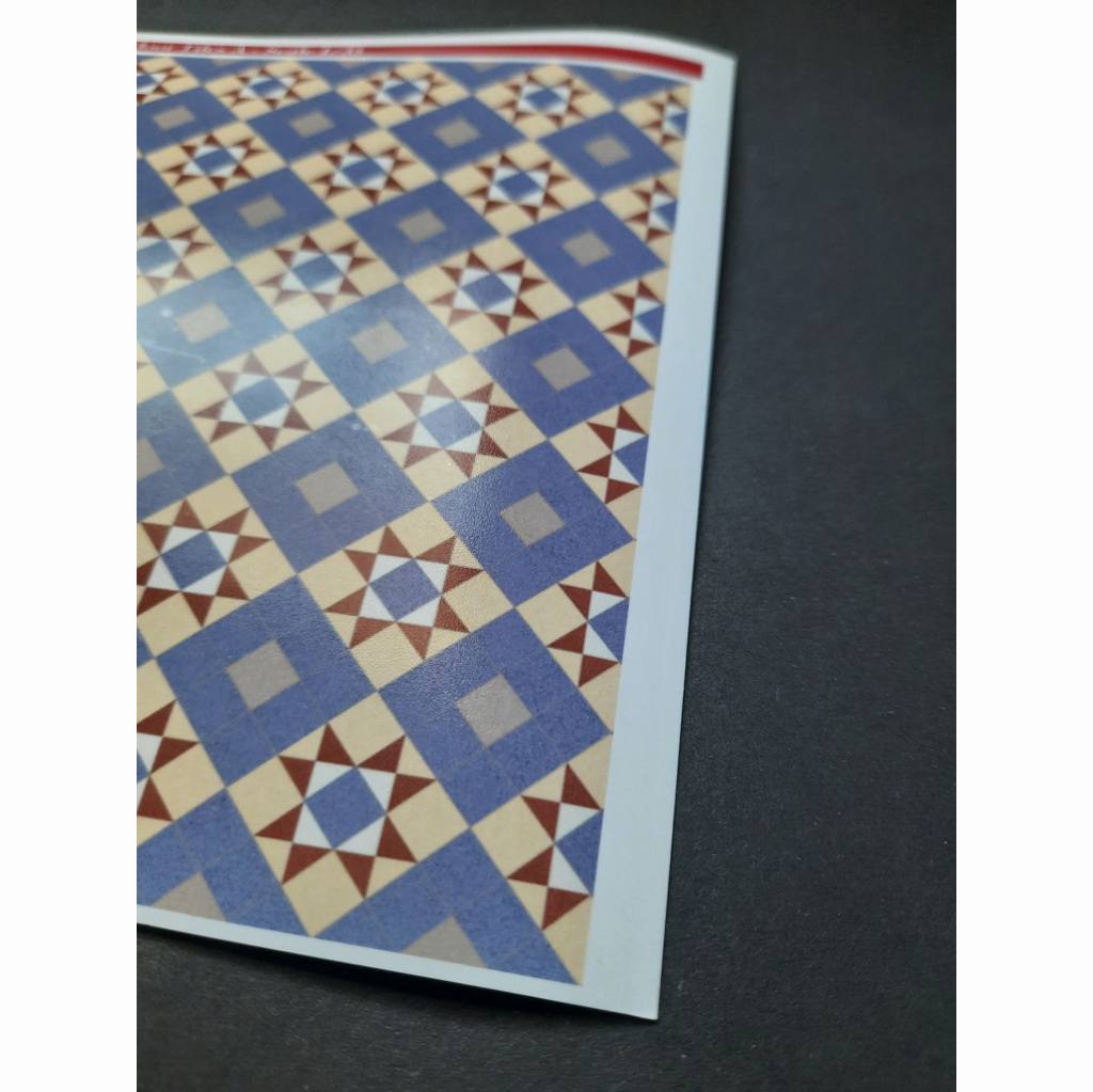 35295 1/35 フロアタイルシートA 幾何学模様 | リアリティ イン