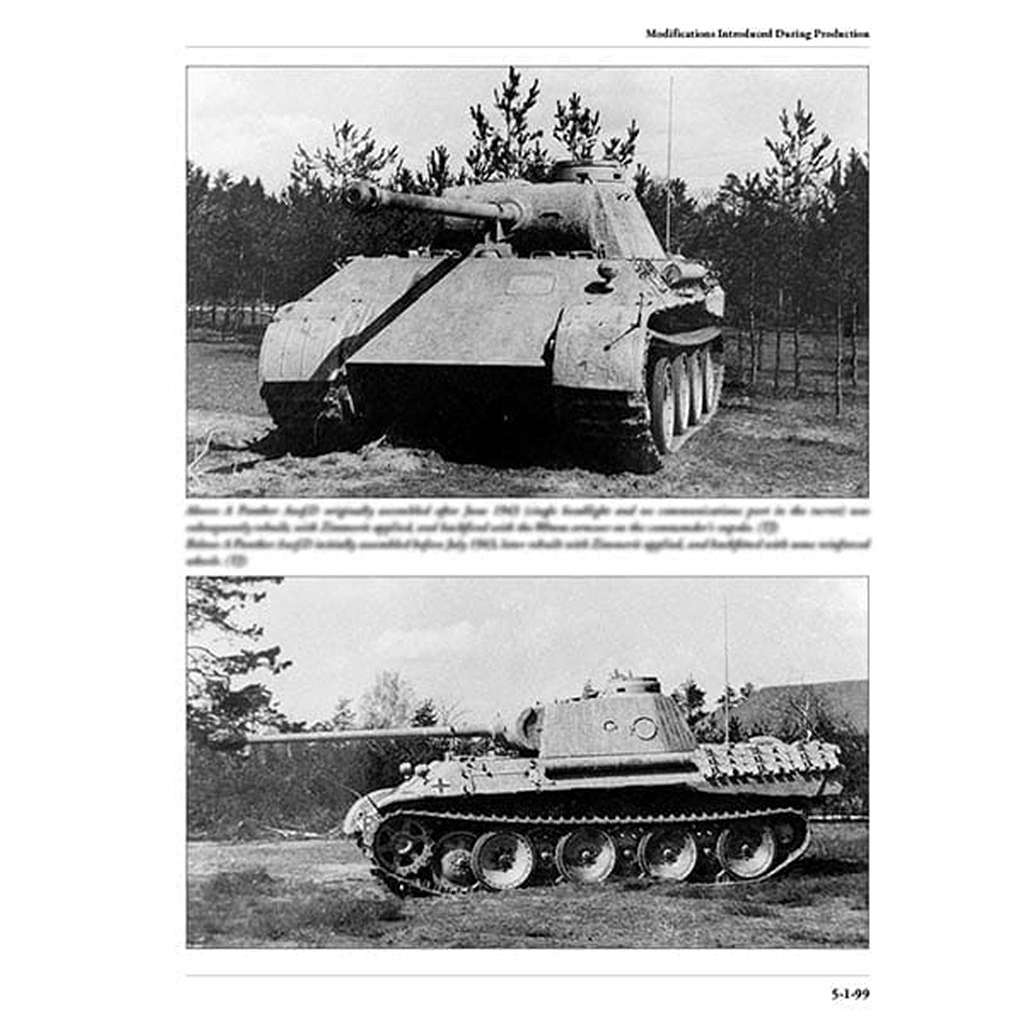 新製品】PANZER TRACTS 5-1 パンター戦車D型(増補改訂版) | パンツァー