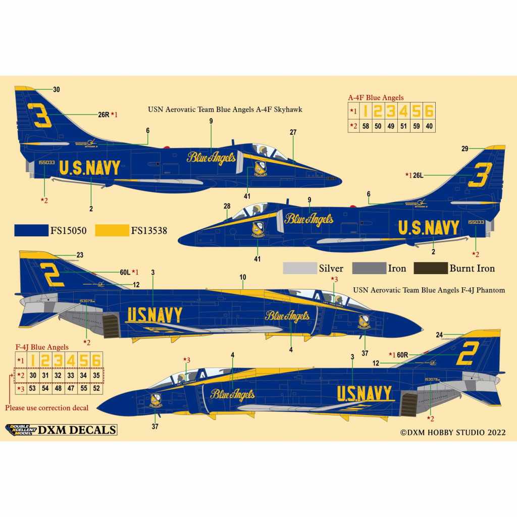 超激レア　ジブリ　ダークブルー　戦闘機　飛行機　ホストカードとパンフレット 21-7145 1/72 アメリカ海軍 A-4F スカイホーク & F-4J