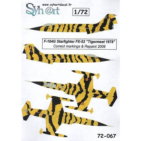 72067 F-104G スターファイター FX-52 タイガーミート 1978 | Syhart
