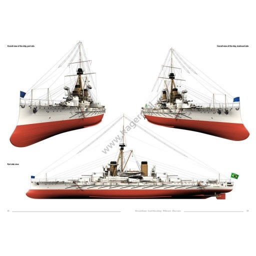 1/700 ブラジル戦艦ミナス・ジェライス1942 完成品 1/700 ブラジル戦艦ミナス・ジェライス1942 完成品