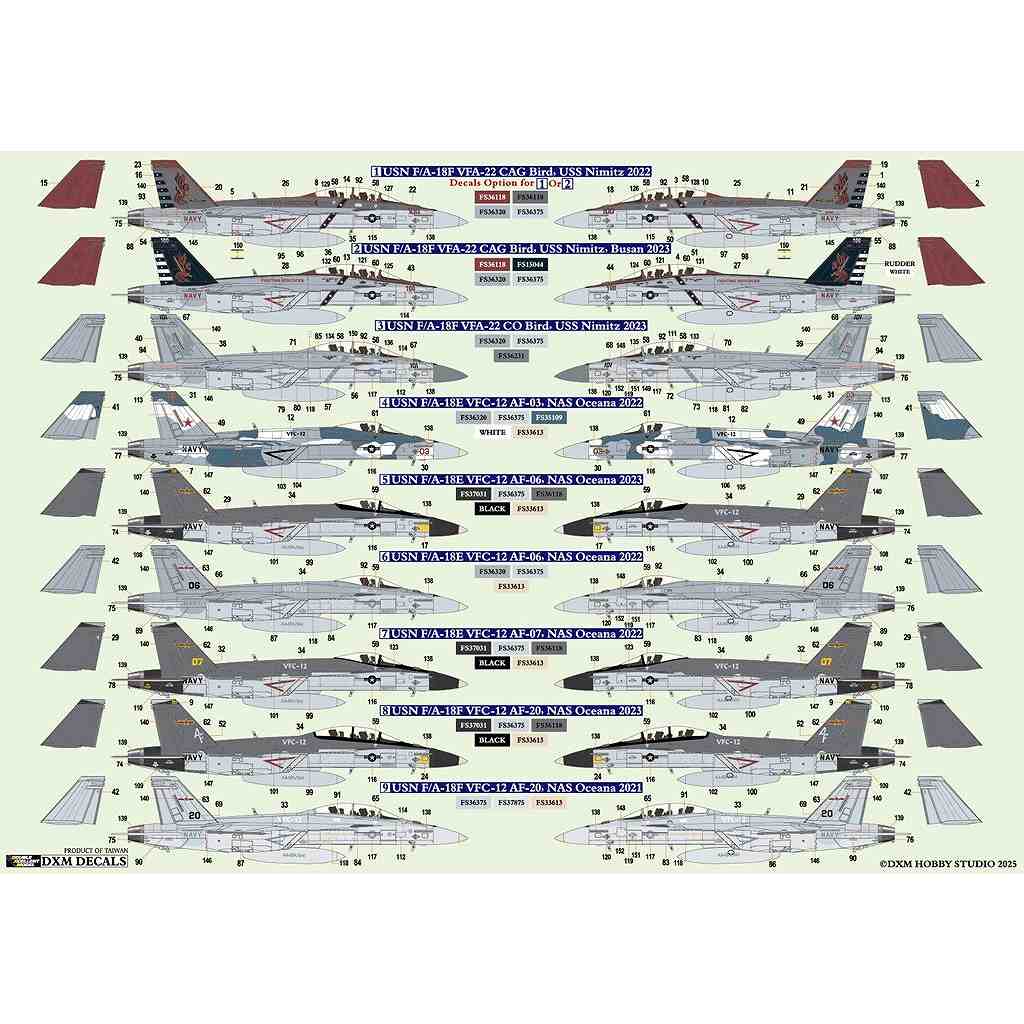 �ڿ����ʡ�51-7163 1/72 ����ꥫ���� F/A-18E/F �����ѡ��ۡ��ͥå� VFA-22 BEEF & VFC-12 AMBUSH