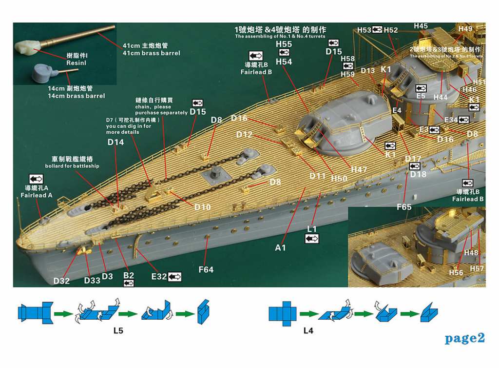 長門　オーダー FS710180SP 日本海軍 戦艦 長門 1944年 コンプリートアップグレート