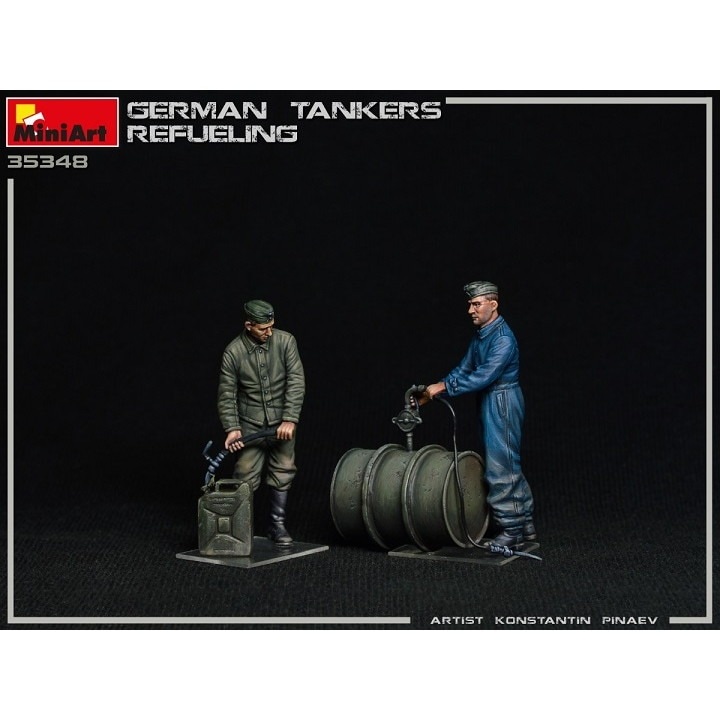 1/6 フィギュア WW.II ドイツ国防軍兵 2体とドラム缶
