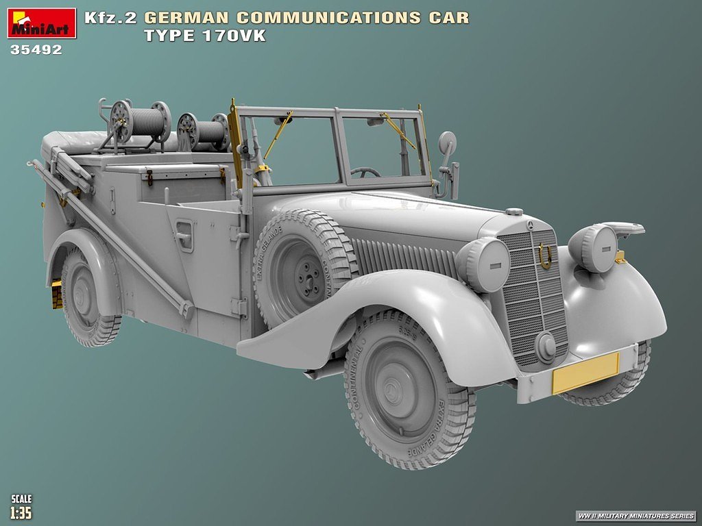35492 1/35 Kfz.2 ドイツ軍通信車 170VK型 | ミニアート MiniArt | AFV