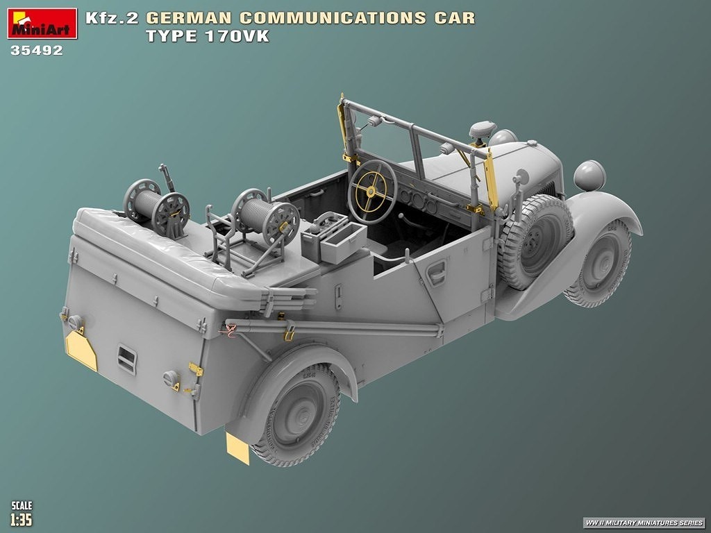 35492 1/35 Kfz.2 ドイツ軍通信車 170VK型 | ミニアート MiniArt | AFV