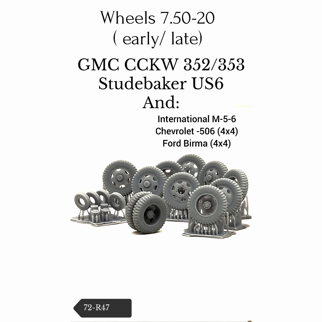 72-R47 GMC/�����塼�ɥ١�����/���ܥ졼 7.50-20 �ۥ�����&������