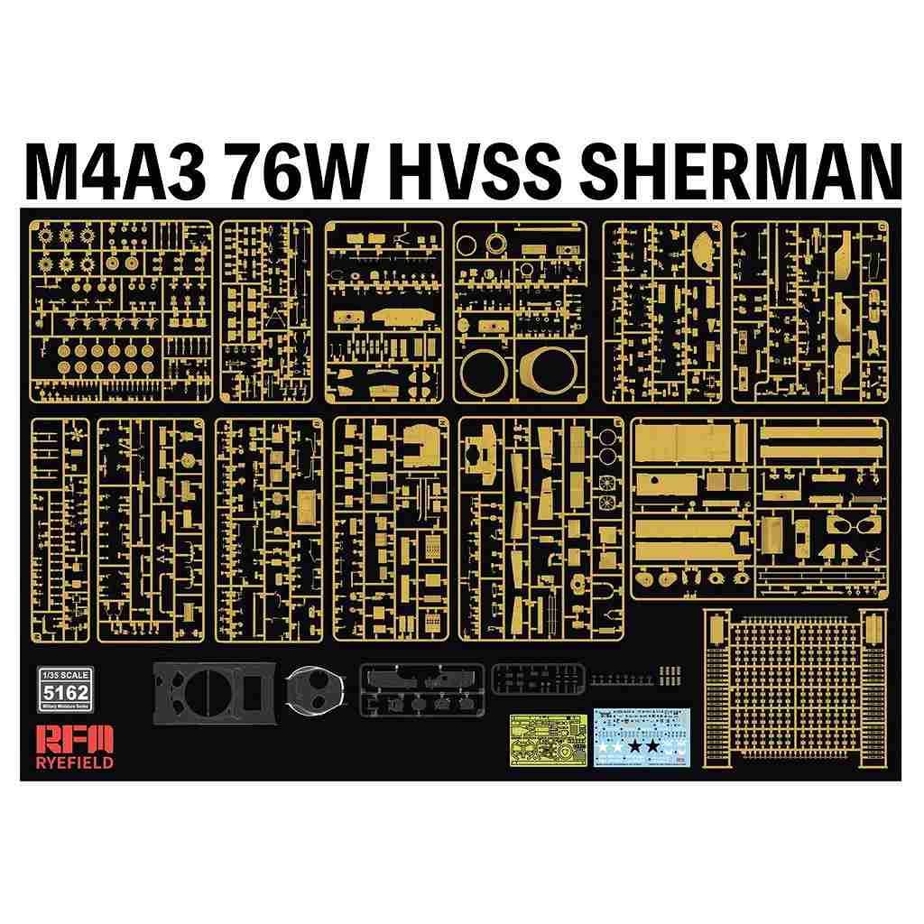 �ڿ����ʡ�5162 1/35 M4A3 ���㡼�ޥ� 76W w/�ե륤��ƥꥢ ���ꥢ�С������