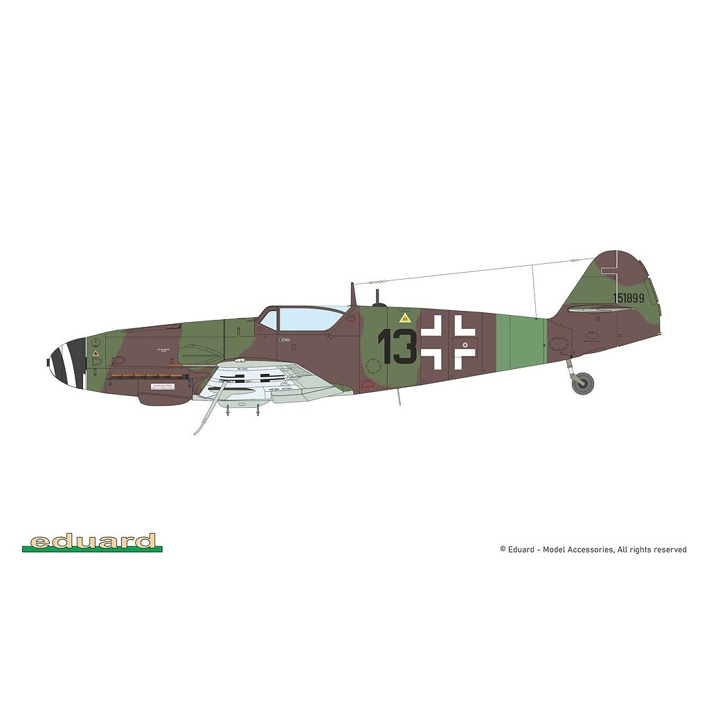 70162 1/72 ��å�������ߥå� Bf109G-10 ����鹩�� �ץ��ե��ѥå�
