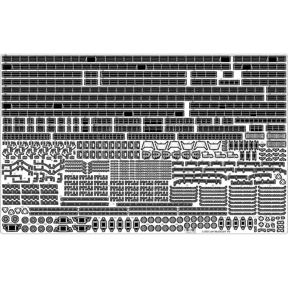 37025FN 日本海軍 戦艦 武蔵 1944 ディテールアップセット