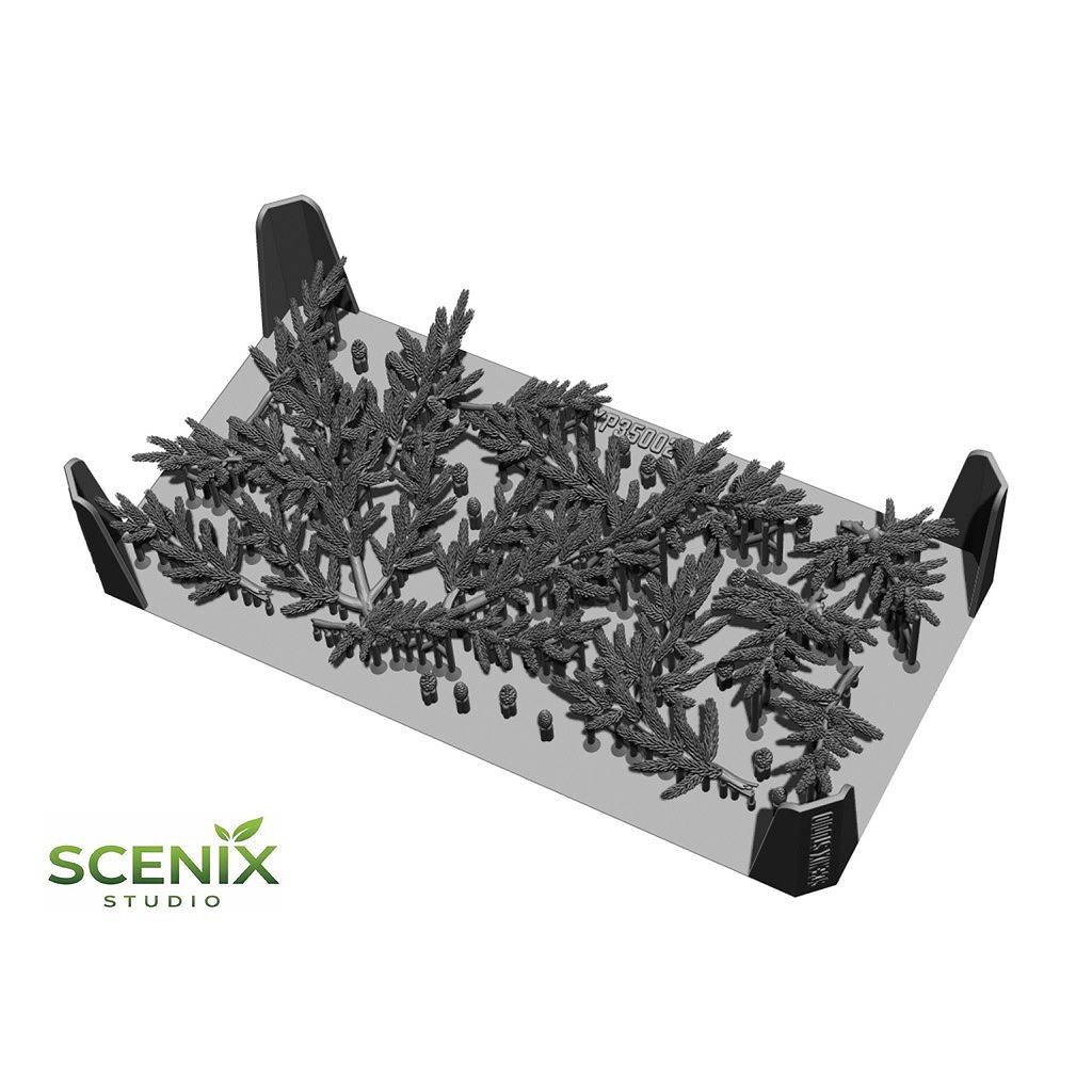 SCENIX Studio SXP35002 1/35 ジオラマアクセサリー モミの枝(偽装