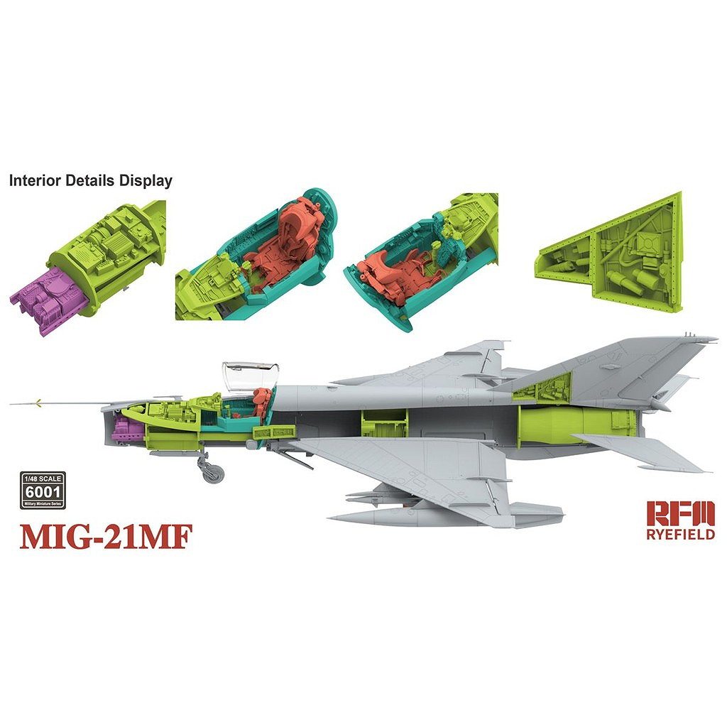�ڿ����ʡ�6001 1/48 MiG-21MF �ե��å���٥å�J