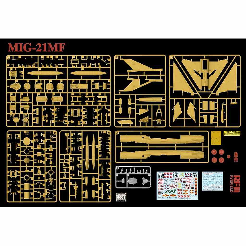 �ڿ����ʡ�6001 1/48 MiG-21MF �ե��å���٥å�J
