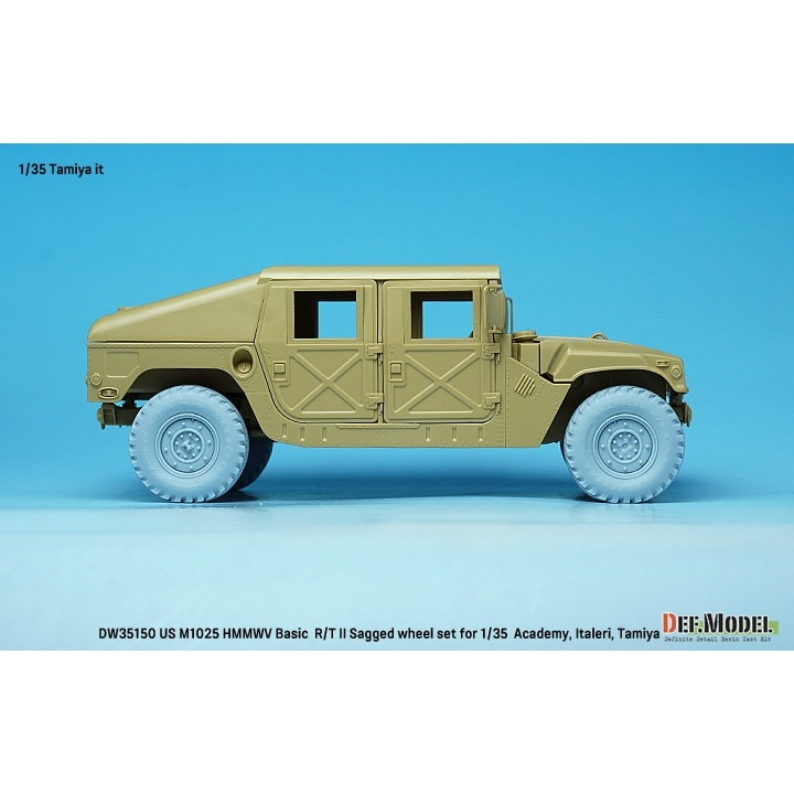 DW35150 1/35 現用 アメリカ M1025 ハンビー 自重変形タイヤ