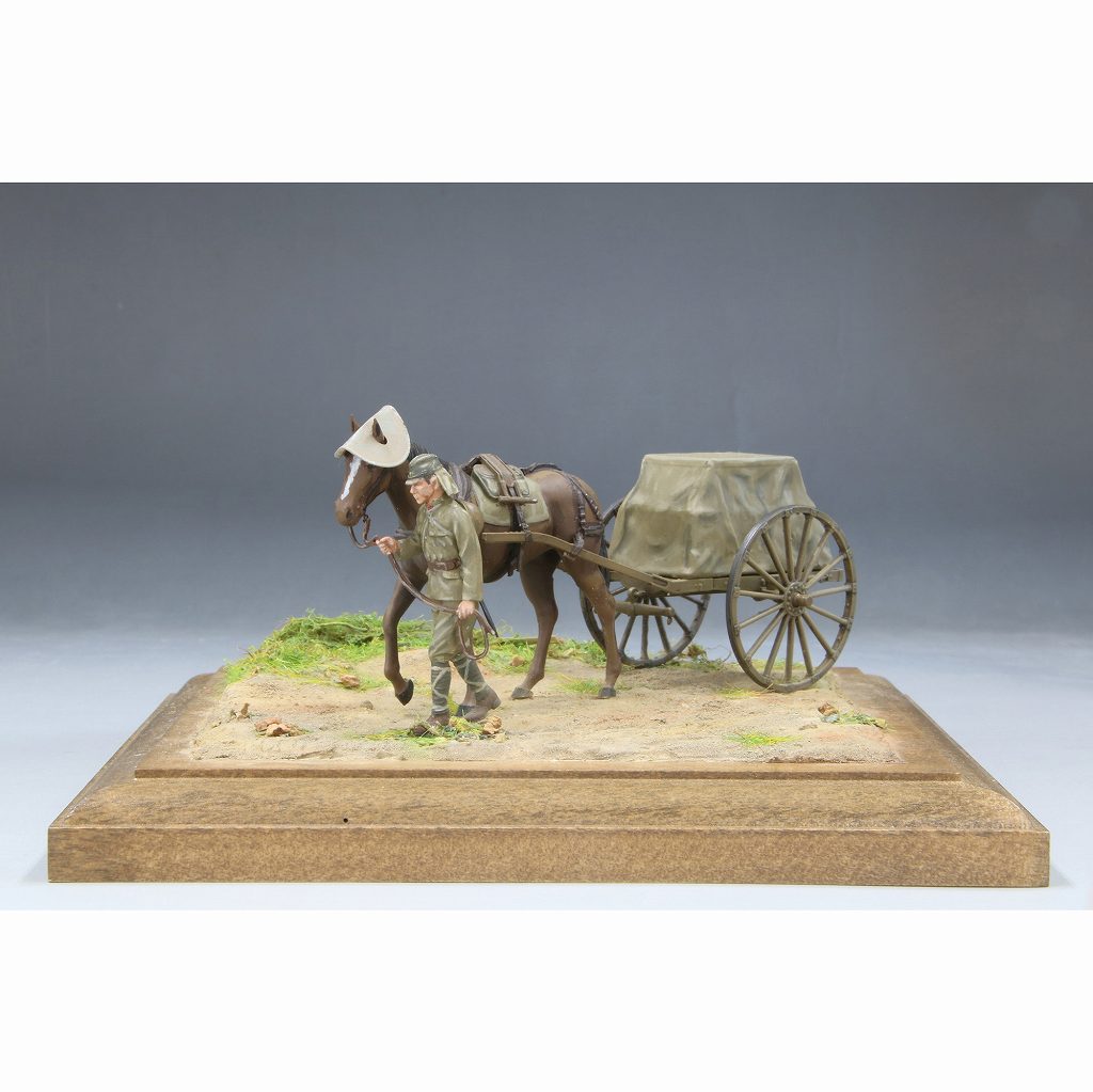 FM60 帝国陸軍 軍馬輸送隊セット 三九式輜重車 甲 | ファインモールド