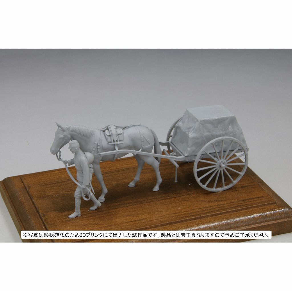 FM60 帝国陸軍 軍馬輸送隊セット 三九式輜重車 甲