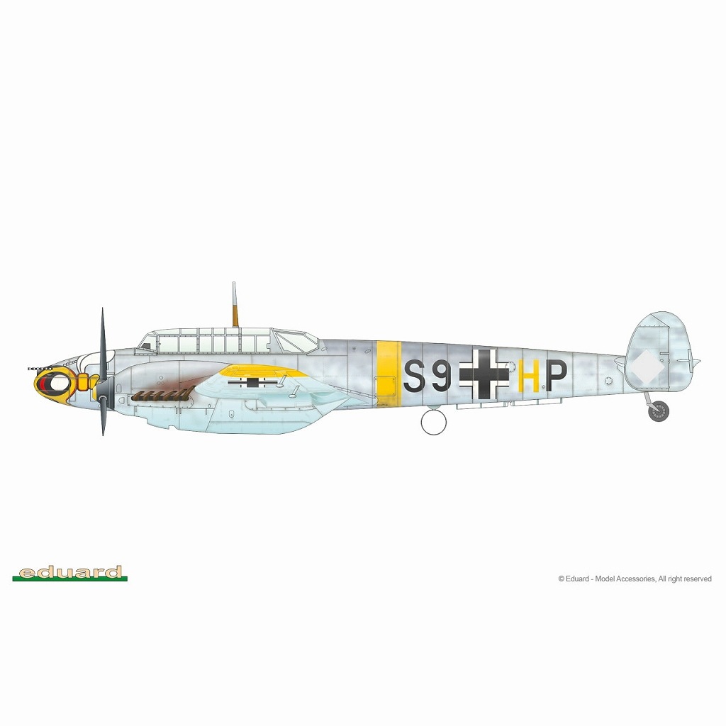 8203 メッサーシュミット Bf110E プロフィパック | エデュアルド