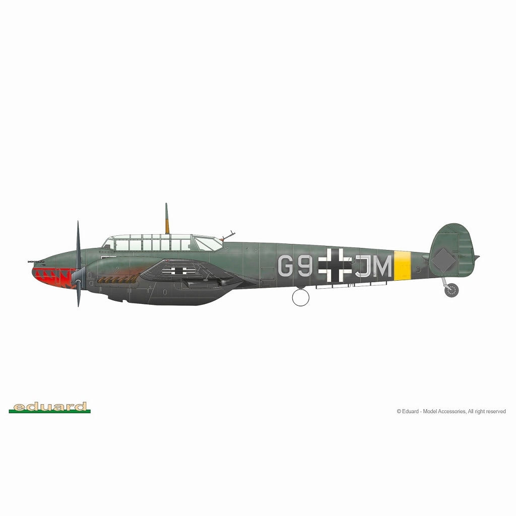 8203 メッサーシュミット Bf110E プロフィパック | エデュアルド